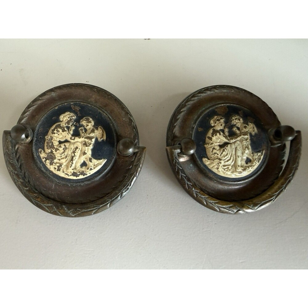 Vintage Antique Victorian Drawer Handles Pulls Knobs